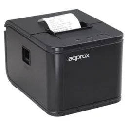 Approx APPPOS58AU Impresora de Tickets Térmica, Ancho Papel 58mm, USB, Sistema POS, Corte Automático, Hostelería y Restaurantes, Negra
